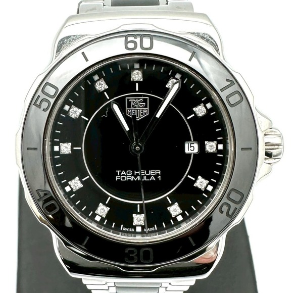 TAG HEUER Accessories - TAG HEUER Formula 1 Diamond Watch WAH1314.BA0867 Quartz Stainless Steel Black...